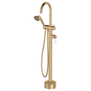 Eleanor Floor Mounted Bath Mixer with Hand Shower