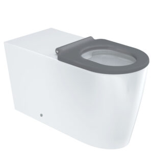 Isabella Care Wall-Faced Toilet Suite with Grey Seat