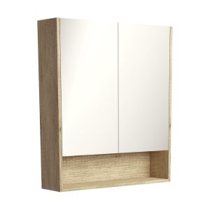 750mm Mirror Cabinet with Display Shelf