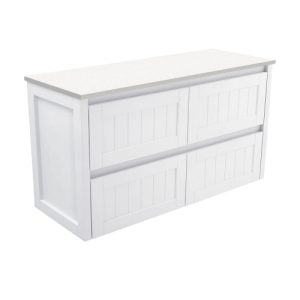 Hampton 1200mm Wall-Hung Vanity with Stone Top