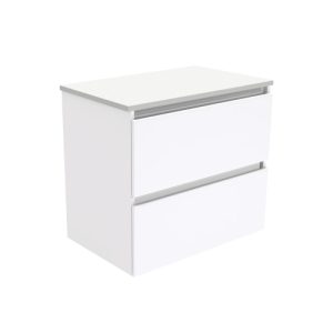 Quest 750mm Wall-Hung Vanity with Stone Top