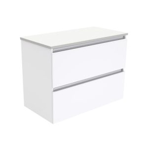 Quest 900mm Wall-Hung Vanity with Stone Top