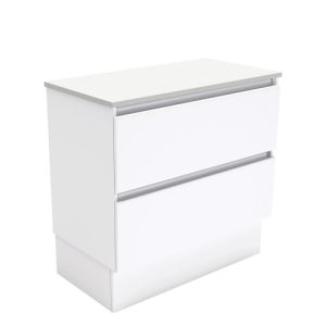 Quest 900mm Vanity on Kickboard with Stone Top