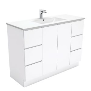 Dolce Fingerpull 1200mm Vanity on Kickboard