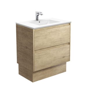 Dolce Amato Scandi Oak 750mm Vanity on Kickboard