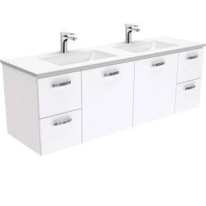 Vanessa Unicab 1500mm Double Bowl Wall-Hung Vanity