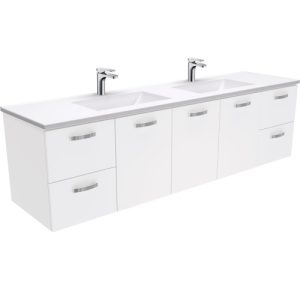 Vanessa Unicab 1800mm Double Bowl Wall-Hung Vanity