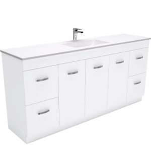 Vanessa Unicab 1800mm Single Bowl Vanity on Kickboard
