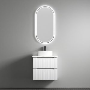 600mm Verona Mark II Wall Hung Vanity with Stone Top