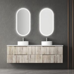1800mm Tuscana Wall Hung Vanity with Stone Top