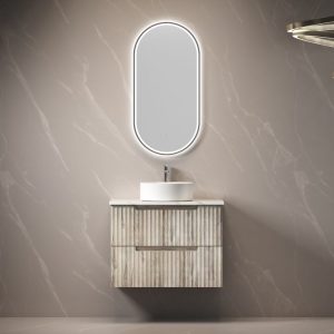 750mm Tuscana Wall Hung Vanity with Stone Top