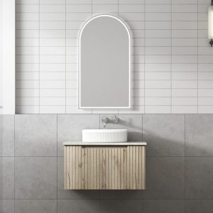 750mm Calder Wall Hung Vanity with Stone Top