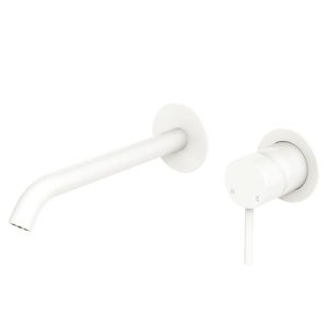 Kaya Wall Mixer Set with 200mm Spout and Round Plates