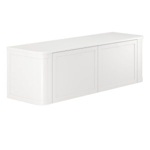 Mila Curved 1500mm Double Bowl Wall-Hung Vanity with Stone Top