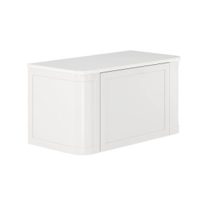 Mila Curved 900mm Wall-Hung Vanity with Stone Top