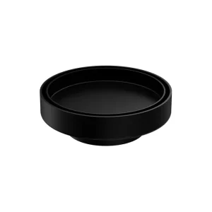 Round Black Slim Tile Insert Floor Waste