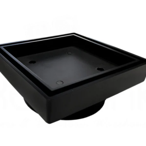 Square Black Slim Tile Insert Floor Waste