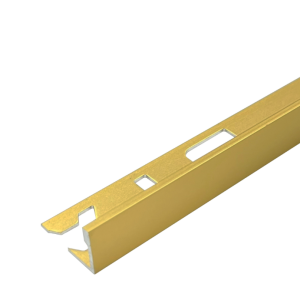 3 METRE ALUMINIUM ANGLE GOLD 11MM