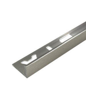 3 METRE ALUMINIUM ANGLE BRUSHED NICKEL 11MM