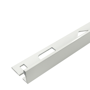 3 METRE ALUMINIUM ANGLE WHITE 11MM