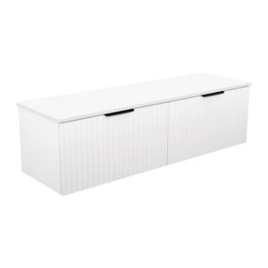 Bayview 1500mm Double Bowl Wall-Hung Vanity with Concrete Top