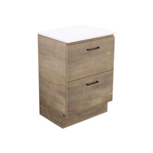 Carmen All Drawer 600mm Floor Standing Vanity with Dolce Ceramic Top