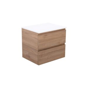 Carmen All Drawer 600mm Wall Hung Vanity with Solid Surface Top