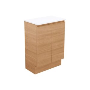 Carmen Ensuite Door 600mm Floor Standing Vanity with Delgado Ceramic Top