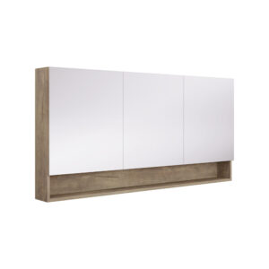 Aluca 1500mm Display Shelf Mirror Cabinet