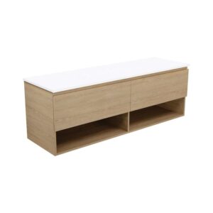 Kassi 1500mm Single Bowl Wall Hung Vanity with Concrete Top