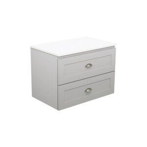 Newport All Drawer 750mm Wall hung Vanity with Concrete Top