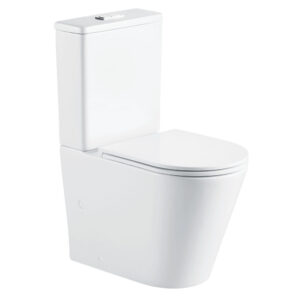 Aluca Tornado Flush Back-to-Wall Toilet Suite with Slim Seat