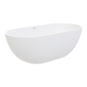 1550mm Nero Soild Surface Freestanding Bath