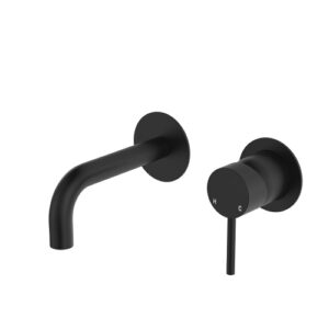 Kaya Wall Mixer Set with 130mm Spout and Round Plates