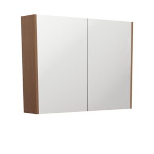Walnut Mirror Cabinet