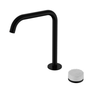 Serenity Progressive Bath/Kitchen Mixer with Edge Spout and Carrara Handles