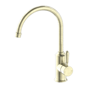 York Kitchen Mixer Gooseneck Spout with Metal Lever
