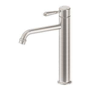 York Straight Tall Basin Mixer with Metal Lever