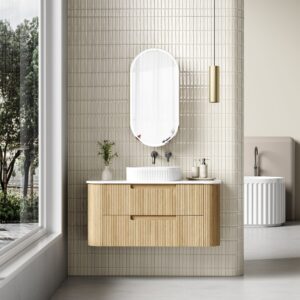 1200mm Varcelli Tier Wall Hung Vanity with Stone Top