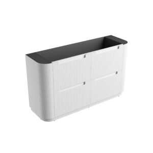 1500mm Curva Floor Standing Vanity with Stone Top