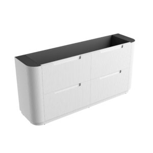 1800mm Curva Floor Standing Vanity with Stone Top