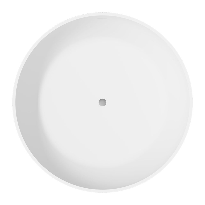 1500mm Shinto Solid Surface Freestanding Bath - Image 3