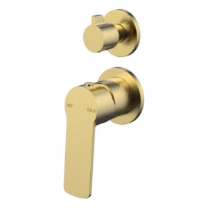 Akemi Wall Diverter Mixer with Seperate Plates