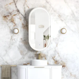 LED Noosa 450x900 Shaving Cabinet