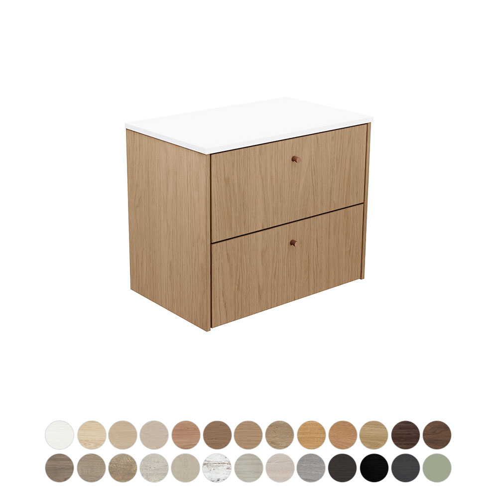 Salisbury 750mm Wall-Hung Vanity with Concrete Top