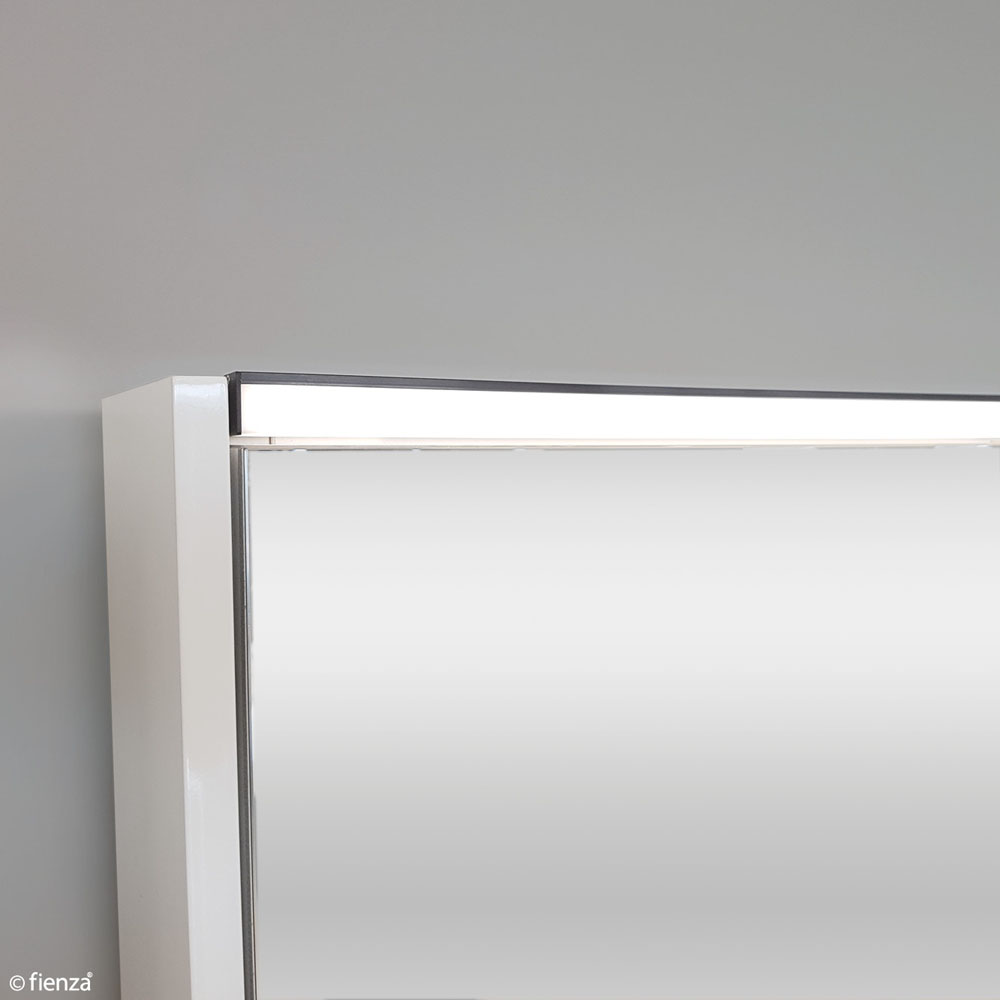 1200mm LED Mirror Cabinet with Display Shelf - Image 3