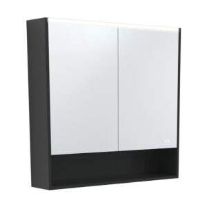 900mm LED Mirror Cabinet with Display Shelf