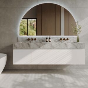 A-Series 1800x1000mm Arch LED Mirror