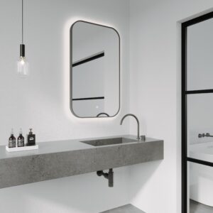 Framed I-Series 600x1000mm LED Mirror
