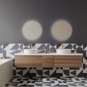 Framed S-Series 600mm Round LED Mirror